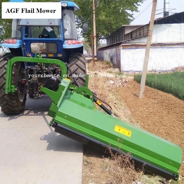 Australia Hot Selling Grass Brush Cutter Agf200 China Cheap Heavy Duty Hydraulic Side-Shift Verge Flail Mower with Hammer Head Blade for 70-100HP Tractor