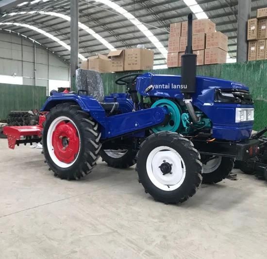 Manufacturer Wheel Tractor Supplier Farm Price of Small Tractor 4WD Rotary Tiller Tractor