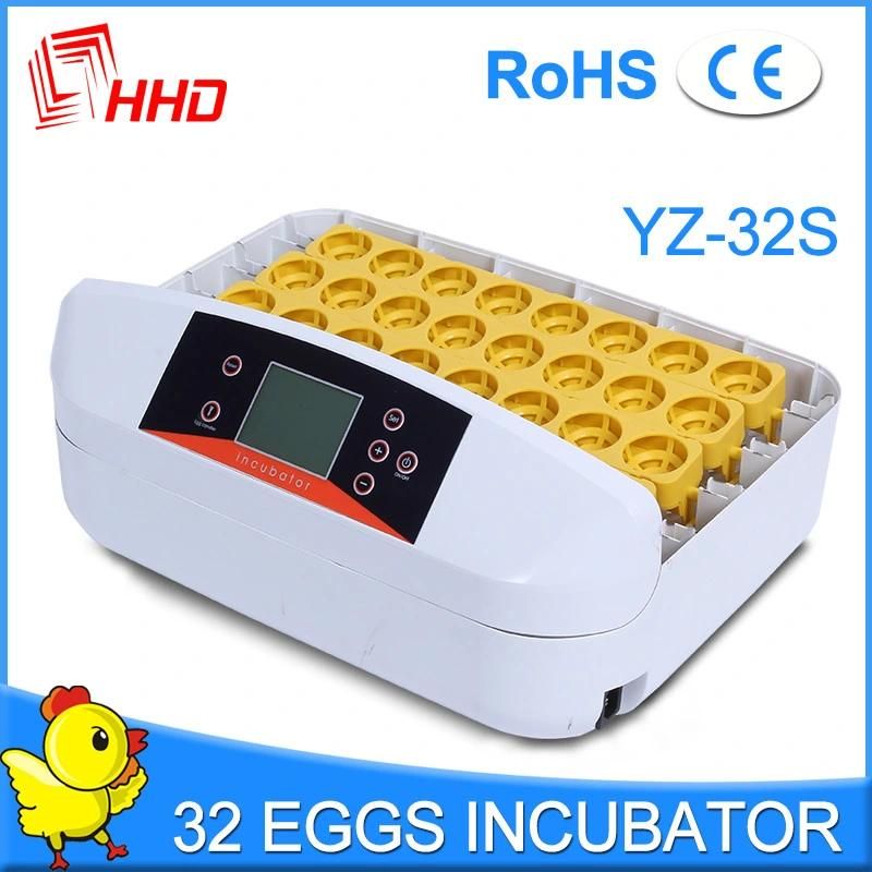 Hhd 32 Eggs Chicken Egg Incubator Hatching Machine (YZ-32S)