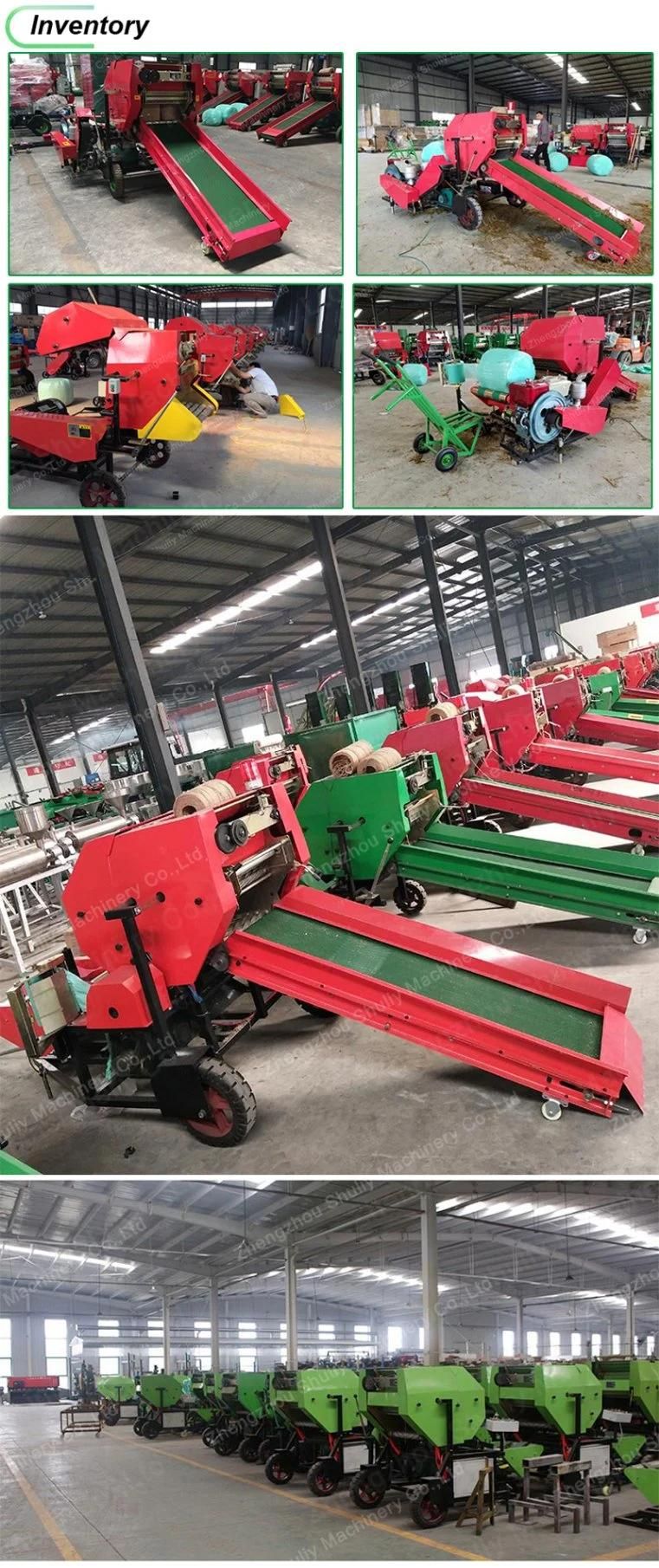 Diesel Engine Grass Hay Corn Silage Baling and Wrapping Packing Machine