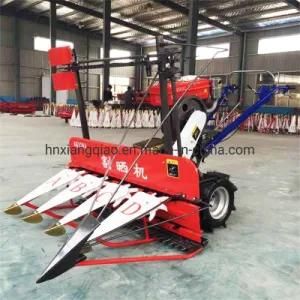 Mini Rice Wheat Harvester Handle Harvester with Diesel or Gasoline Engine