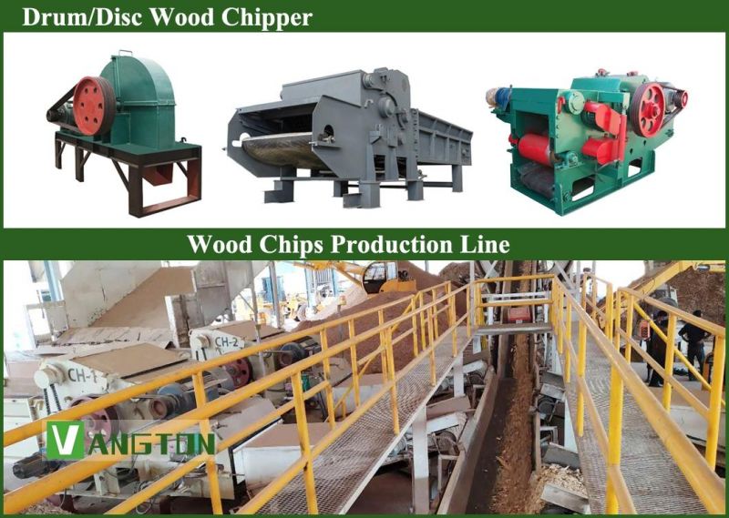 Africa 15-25t/H China Supplier Professional Drum Type Electric Wood Chipper