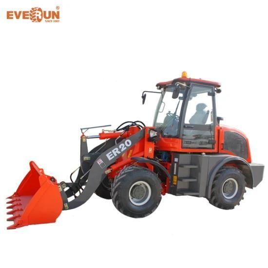 Construction Machinery Everun 2.0ton Er20 Wheel Loader with Ce