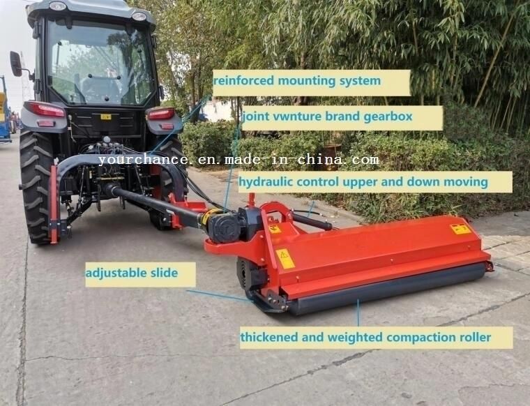 Iceland Hot Selling Agf Series Tractor 3 Point Linkage Pto Drive Hydraulic Sideshift Verge Flail Mower Brush Cutter with ISO Ce Certificate