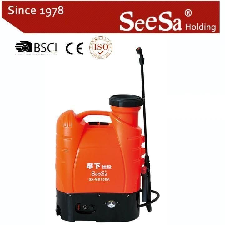 15L CE Approved Electric/Battery Backpac/Knapsack Agricultural Sprayer (SX-MD15DA)