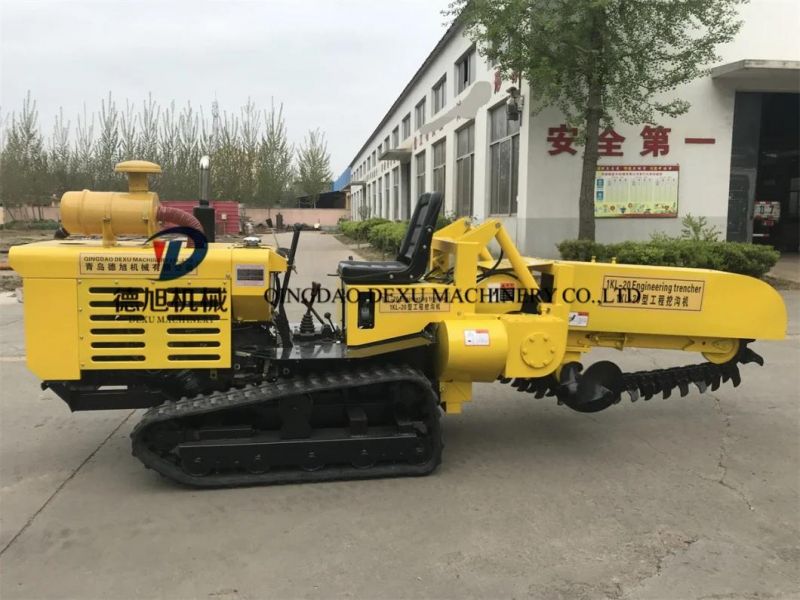 Farmland Rectangular Groove, Water Pipe or Cable Channel Trenching Equipment