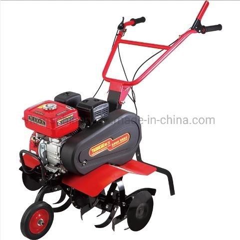 Miniature rotary lawn mower with 3--5 HP
