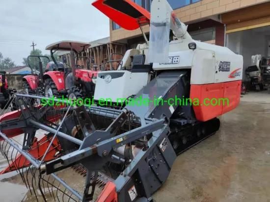 Second Hand Used Full Feeding Paddy Wheat Combine Harvester with Cheap Price