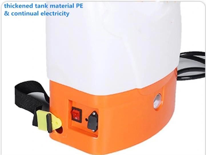 Portable Sterilizing Electric Sprayer, Killing Virus Backpack Blower, PE Tank Sprayer 16L