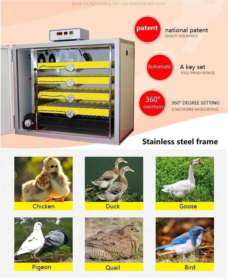 Full Automatic Industrial Commercial Chicken Egg Incubator