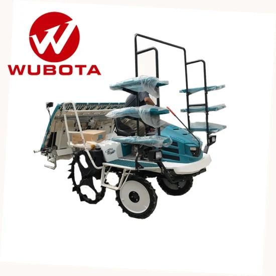 Wubota Factory Selling 6 Row Kubota Similar Riding Operation Model Rice Transplanter