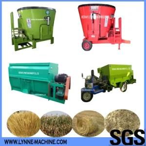 Vertical/Horizontal Cow Cattle Feed Forage Mixing Cutting Equipment Best Price
