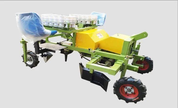 Whole Sale of Tractor Mounted 2 Rows Seedlings Transplanting Machine, Agricultural Machinery