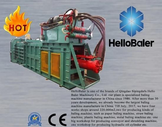 Hello baler brand hydraulic baler machine for automatic hydraulic pressing baling ...