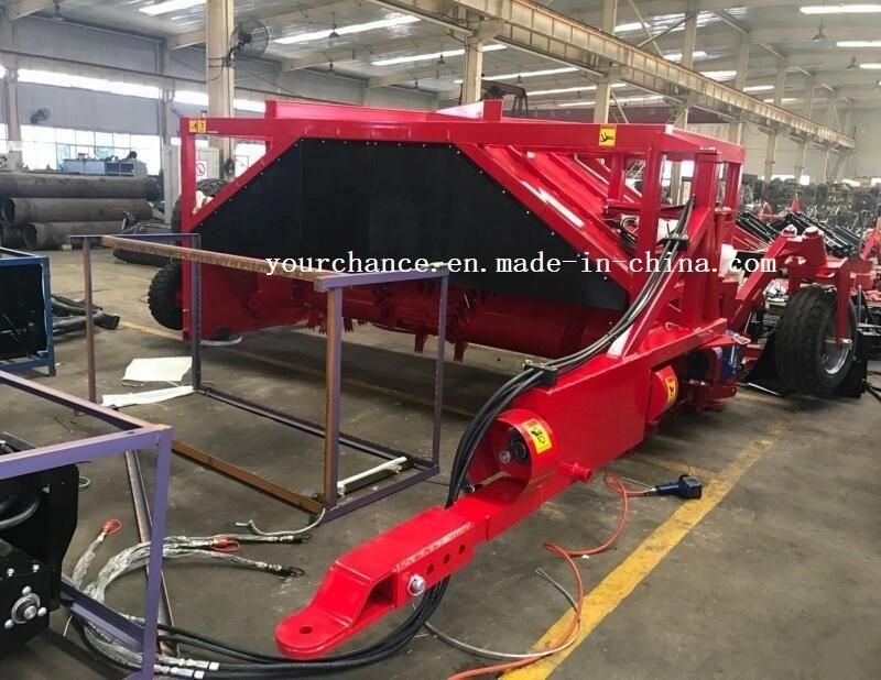 Factory Manufacture Sell Agricultural Machine Zfq350 120-180HP Tractor Behind Trail Wheel Type Manure Compost Windrow Turner Made in China
