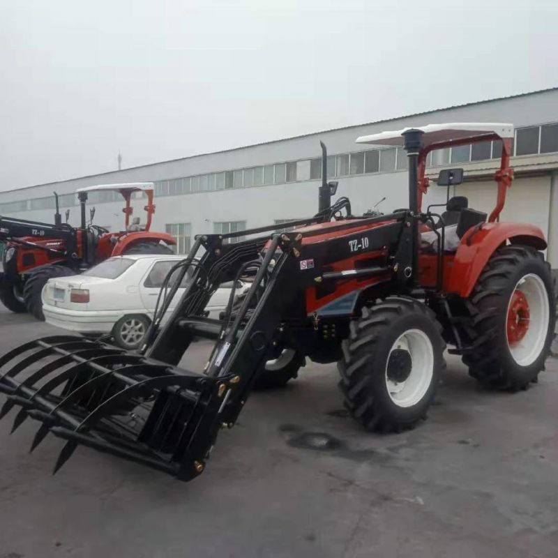 Farm Wheel Tractor Front End Loader with Hydraulic Fork