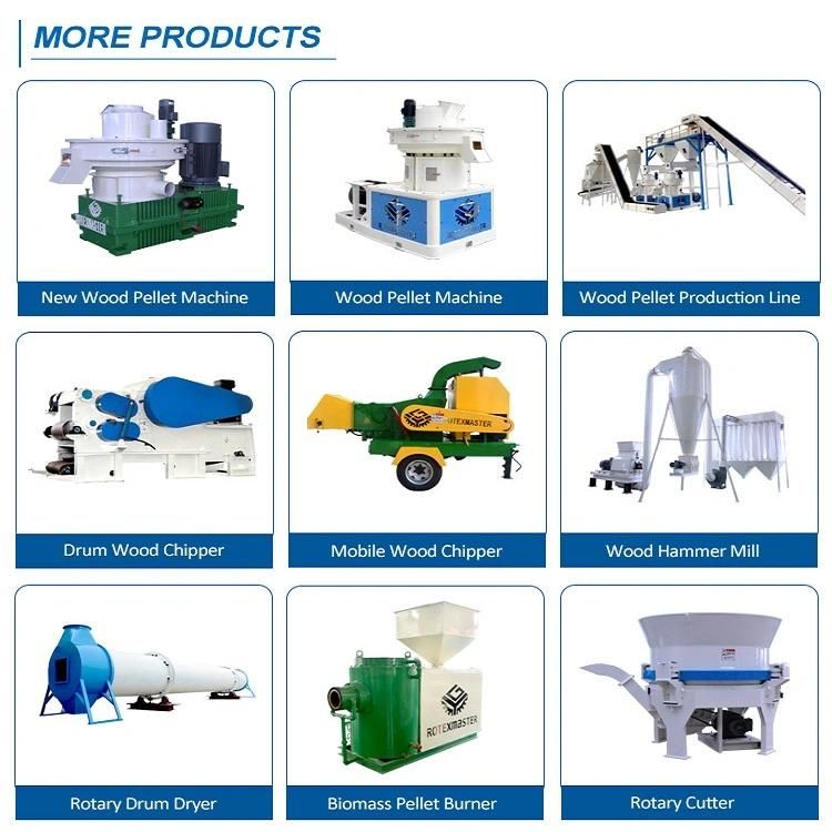 Process Wood Log Branches Cutting Chips Into 3-5cm Drum Wood Chipping Machine Industrial Wood Chipper Machine