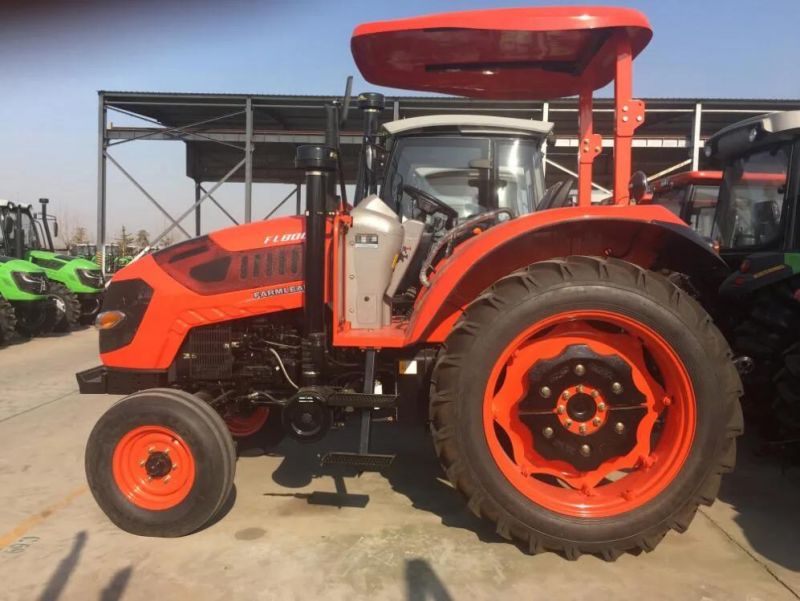 High Quality Low Price Chinese 80HP 4WD Tractor for Farm Agriculture Machine Farmlead Brand Tractor with Rops by Deutz-Fahr