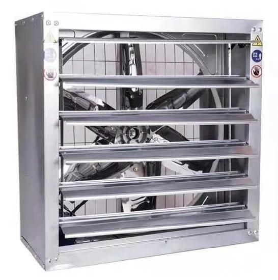 Greenhouse Farm Poultry Wall Mounted Stainless Steel Ventilation Exhaust Fan with Shutter