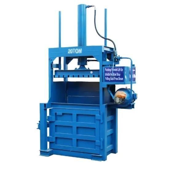 Vertical Hydraulic Cotton Bale Press Machine/Used Clothing Baling Machine/Carton Compress ...
