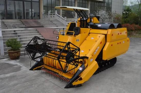 Star 4lz-4.6 Double Thresher Rice Combine Harvester with Rubber Track
