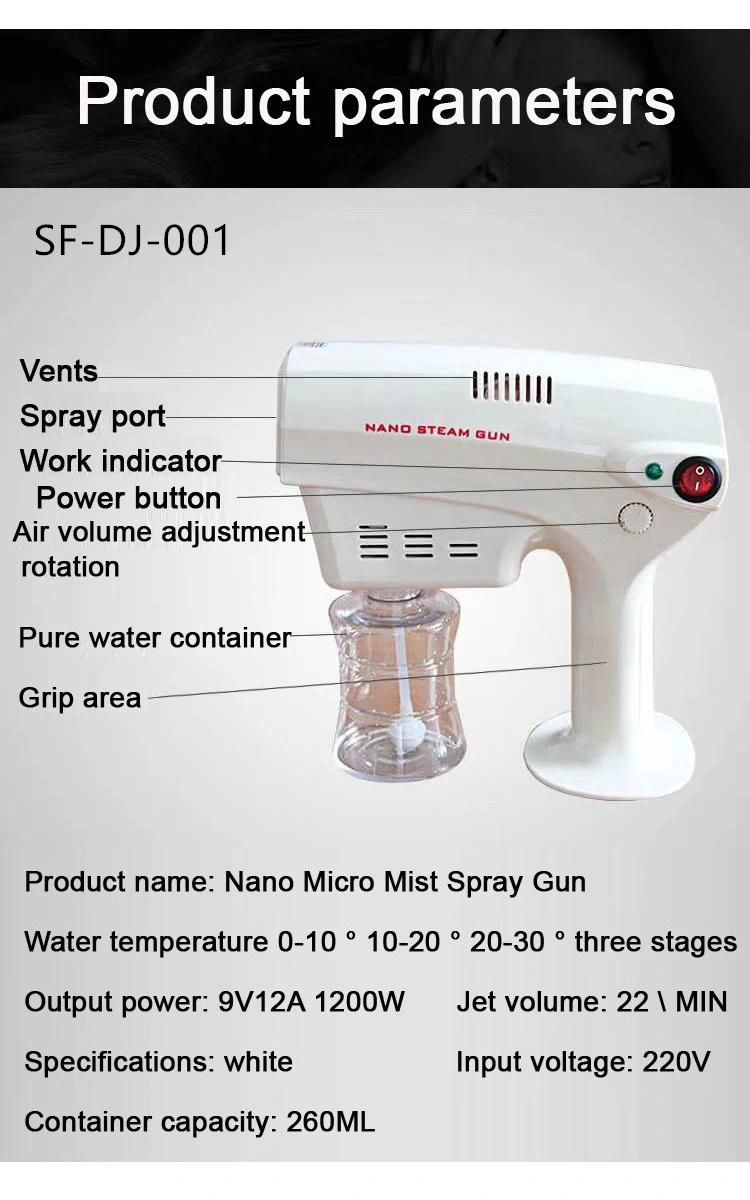 Sterilization Fogger Misting Machine Fogger Disinfectant Gun