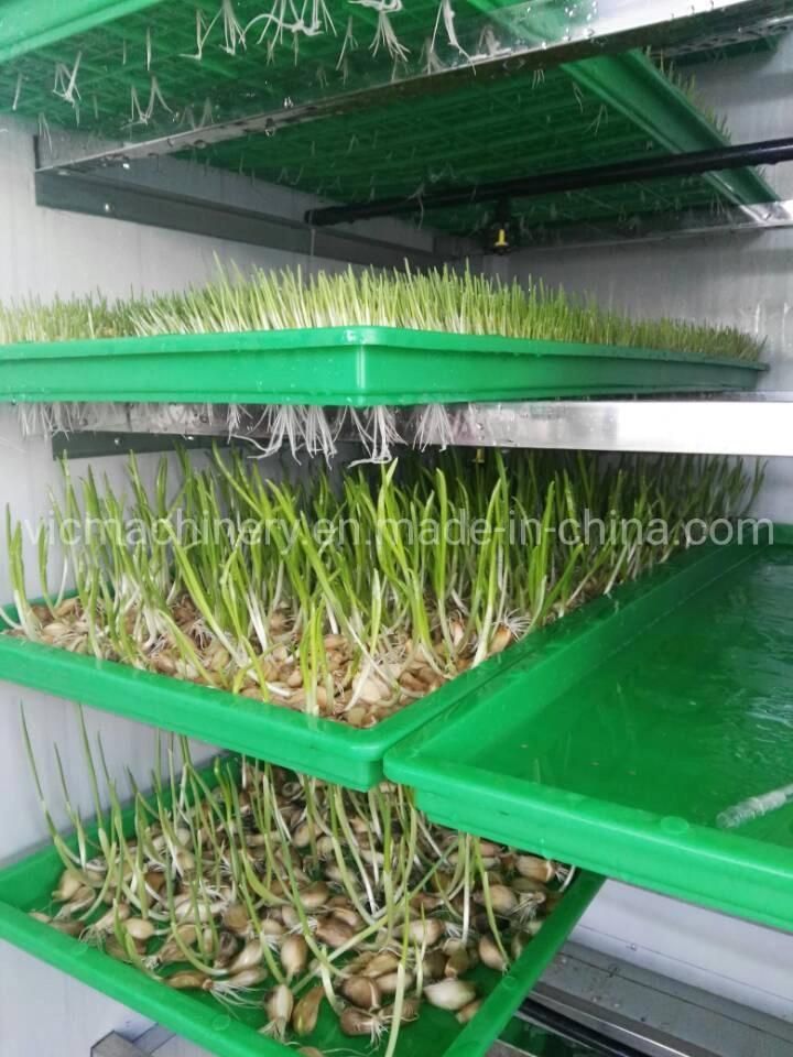 Small Hydroponic Fodder Growing Systems Machine With 12 trays