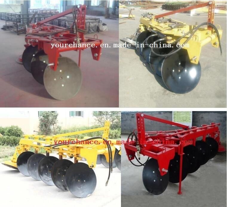 Europe Hot Sale 1ly (SX) -425 80-100HP Tractor Mounted 1m Working Width 4 Discs Heavy Duty Two-Way Hydraulic Reversible Disc Plough with Ce Certificate