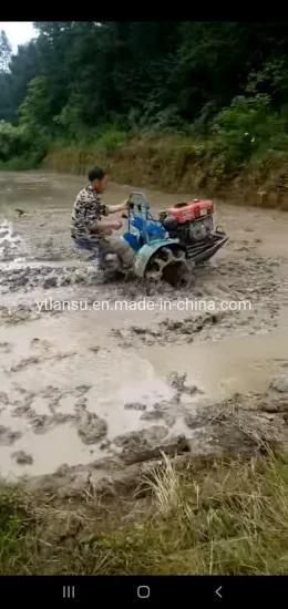 Walking Tractor Rice Planter in Paddy Field and Dry Land High Productivity