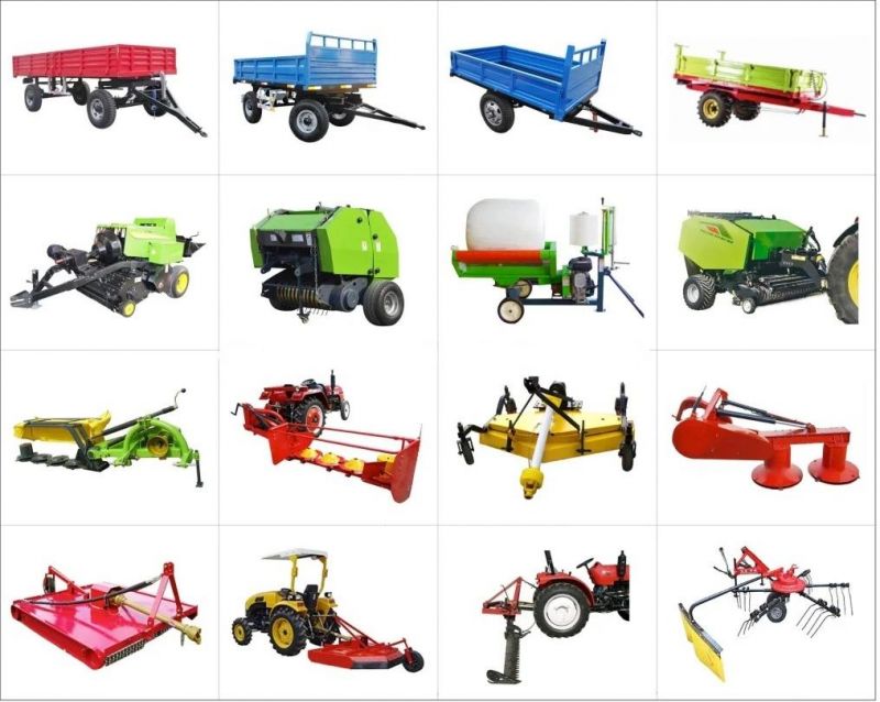 CE New 40HP 4WD Garden Farming Tractors for Agriculture Mini Small Four Wheel Farm Crawler Tractor