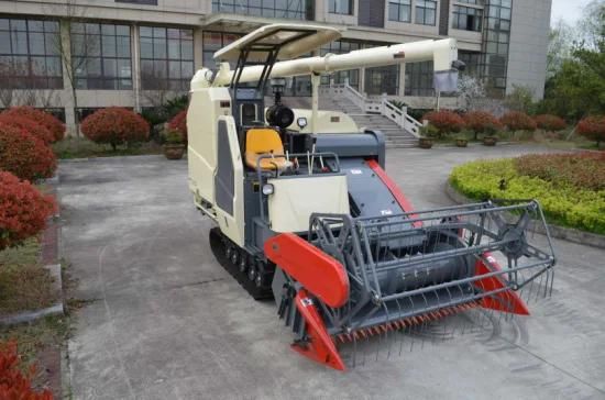 Factory Supply Mini Combine Harvester Paddy Land Rice Rape and Wheat Combine Harvester in ...