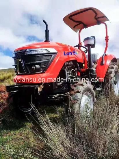 Cheap 75 HP 4X4 Agriculture Tractor with Full Implements Sell