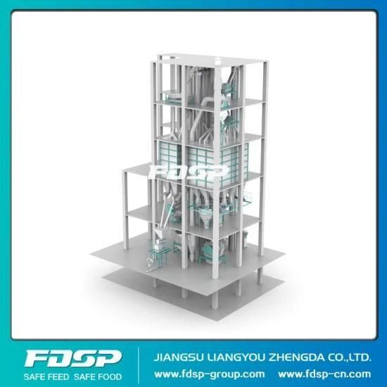 Manufacturer of 10tph Single Pellet Mill Poultry Feed Production Line