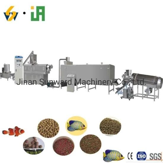 Small Scale Fish Feed Production Line Floating Sinking Fish Food Making Extruder