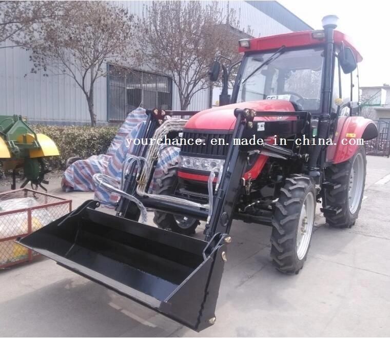 France Hot Sale Tz08d Euro Quick Hitch Type 55-75HP Tractor Mounted Front End Loader with Ce Certificate