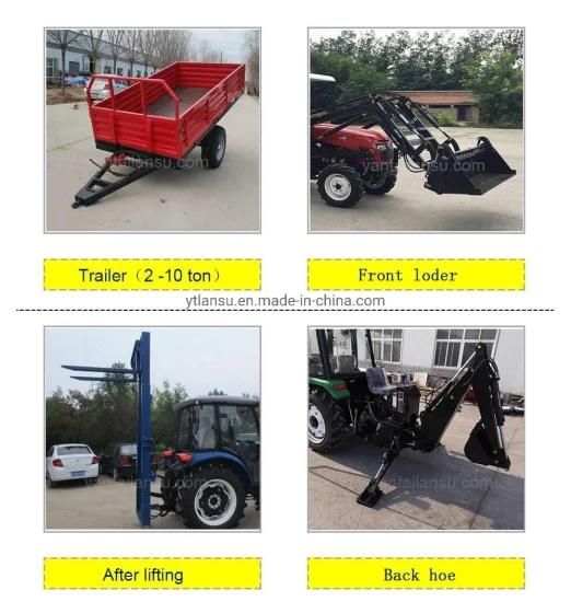Tractor Accessories/Plough/Rotary Tiller/Cultivator/Blade/ Front Loader /Back Hoe /Trailer