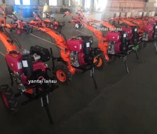 Farm Machinery Diesel Egnine Rotary Mini Power Tiller