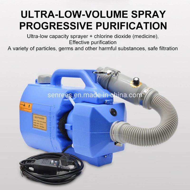 5L China Factory Portable Electric Ulv Cold Fogger Agriculture Disinfection Sprayer Garden Tool Fogging Machine with Strap