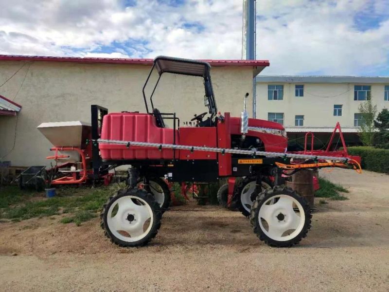 High Efficiency of 700 Liters Self-Propelled Agricultural Boom Sprayers, Farm Sprayers, Disinfecting Sprayers