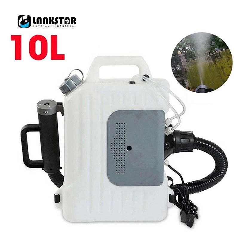 10L Backpack Fog Machine 10L Disinfectant Fogger Ulv Cold Fogger for Room