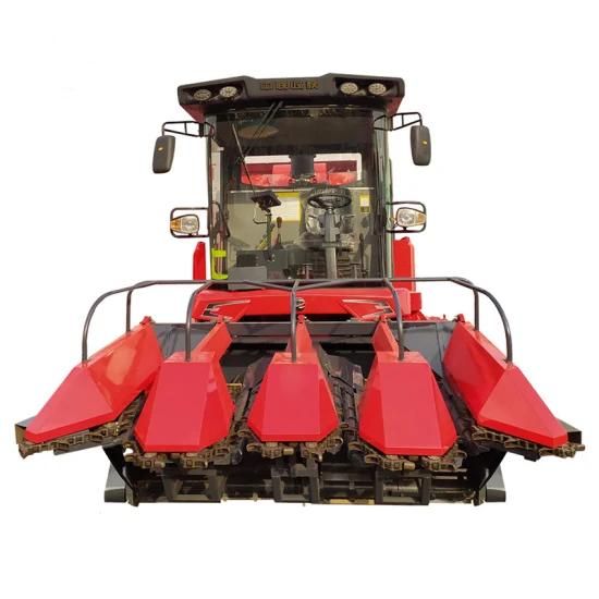 Corn Harvester Machinery with No Row Space Limit