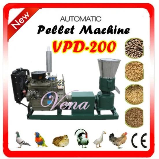 Competitive Price of Motor Feed Pellet Machine on Hot Sale (VPD-200)
