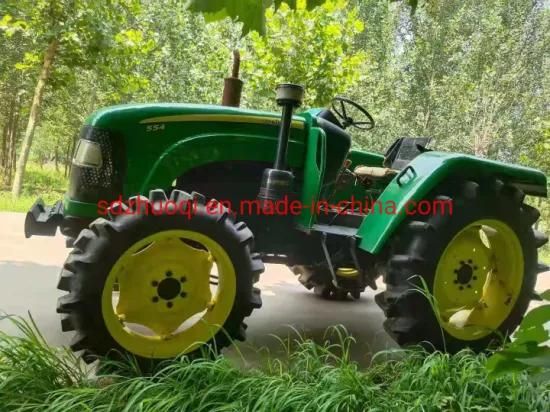 Compact Mini Used Farm Garden Tractor John Deere 55HP 554 with Cheap Price