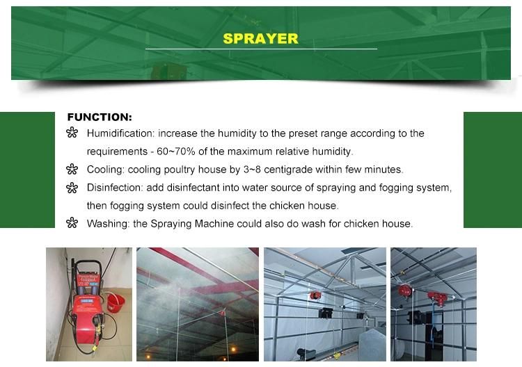 Environment Controlled Complete Poultry Farm Equipment for Broiler Chicken and Breeder House