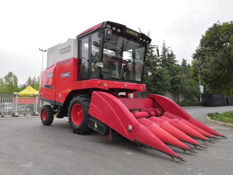 4lz-8b1 with Corn Cutting Header Combine Type Corn Harvester Maize Harvester