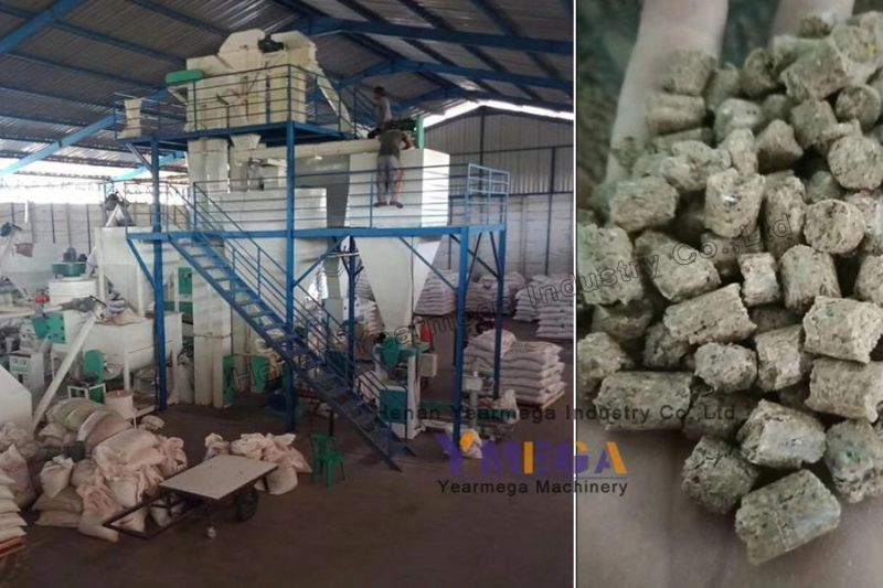 Reasonable Price 2-8mm Pellet Mini Poultry Animal Feed Production Line
