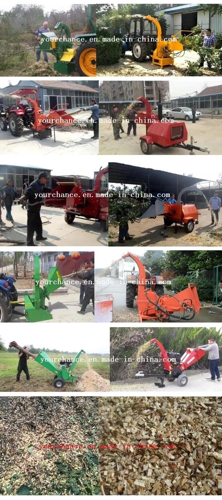 Hot Sale Wc-40 Hydraulic Feeding Type 8 Inch 40HP Selfpower Wood Chipper with Ce Certificate