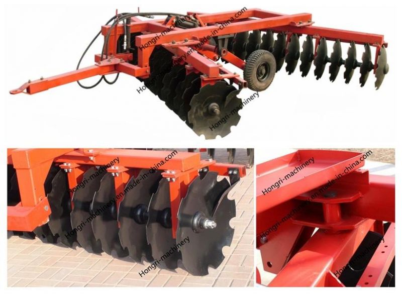 Power Tiller Farm Implement Offset Disc Harrow for Agricultural Tractor