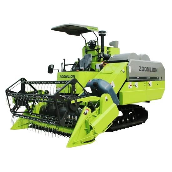 Zoomlion Rice Combine Wheat Harvester Double Drum Agriculture Machinery