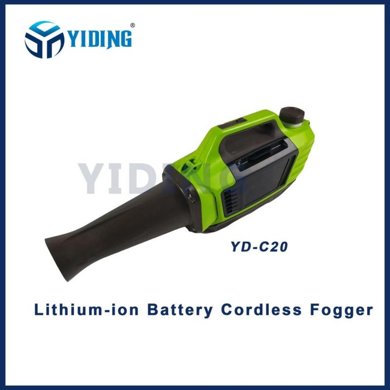 2.5L Lithium Battery Cordless Fogger Disinfecting Disinfectant Portable Fogger Ulv Cold Fogger Sprayer Machine for Disinfection Lithium-Ion Battery Ulv Fogger
